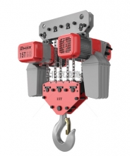 15吨DLER环链电动葫芦穿轴式
